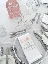 Load image into Gallery viewer, Acrylic Name Place Settings