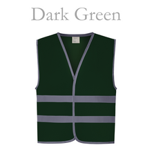 Load image into Gallery viewer, Young Rider Hi Vis Vest - Dark Green