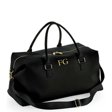 Load image into Gallery viewer, Weekend Bag - Black (Gold Zip)