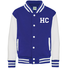 Load image into Gallery viewer, Varsity Jacket Blue/White