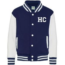 Load image into Gallery viewer, Varsity Jacket Navy/White