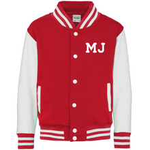 Load image into Gallery viewer, Varsity Jacket Red/White