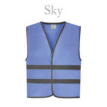 Load image into Gallery viewer, Young Rider Hi Vis Vest - Sky