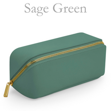 Load image into Gallery viewer, Flat Lay Make Up Bag - Sage Green Small