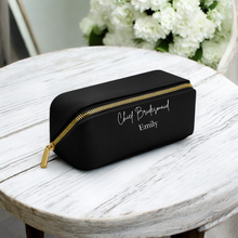 Load image into Gallery viewer, Chief Bridesmaid Lay Flat Make Up & Accessories Bag Small