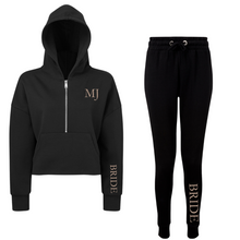 Load image into Gallery viewer, Bride Cropped Hoodie & Jogger Set