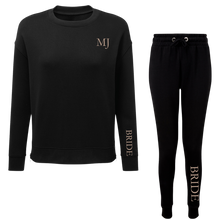 Load image into Gallery viewer, Bride Side Zipped Sweatshirt & Fitted Jogger Set