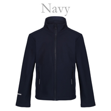 Load image into Gallery viewer, Young Rider Soft Shell Jacket - Navy