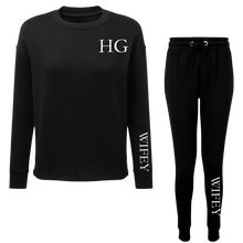 Load image into Gallery viewer, Wifey Side Zipped Sweatshirt & Fitted Jogger Set