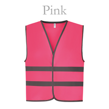 Load image into Gallery viewer, Young Rider Hi Vis Vest - Pink