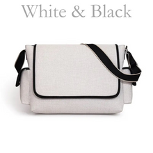 Load image into Gallery viewer, Baby Changing Bag White & Black