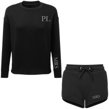 Load image into Gallery viewer, Mrs Side Zipped Sweatshirt & Short Set