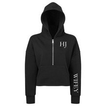 Load image into Gallery viewer, Wifey Cropped Hoodie