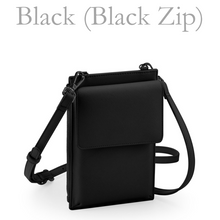 Load image into Gallery viewer, Mobile Phone Case  - Black (Black Zip)