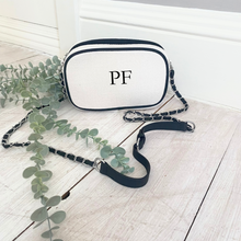 Load image into Gallery viewer, Cross Body Bag White & Black