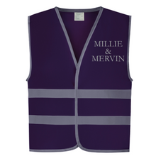 Load image into Gallery viewer, Young Rider Hi Vis Vest - Purple