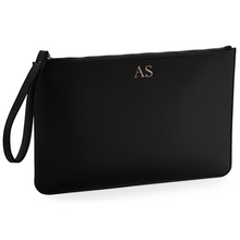 Load image into Gallery viewer, Clutch Bag - Black (Black Zip)