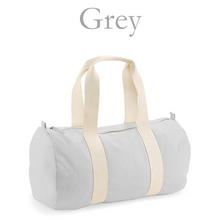 Load image into Gallery viewer, Fitness Barrel Bag Grey