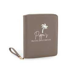 Load image into Gallery viewer, Travel Document Organiser - Documents Palm Tree