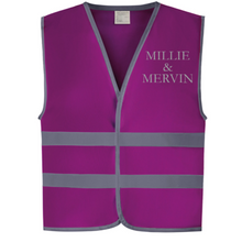 Load image into Gallery viewer, Young Rider Hi Vis Vest - Grape