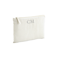Load image into Gallery viewer, Cotton Stripe Pouch - Small