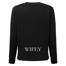 Load image into Gallery viewer, Wifey Side Zipped Sweatshirt