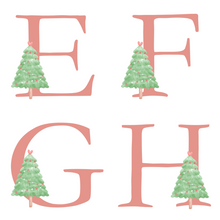 Load image into Gallery viewer, Alphabet Christmas Mug - Green Tree Red Letter