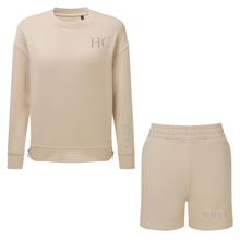 Load image into Gallery viewer, Wifey Side Zipped Sweatshirt & Long Shorts Set