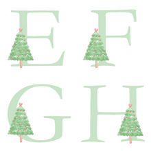 Load image into Gallery viewer, Alphabet Christmas Mug - Green Tree Green Letter