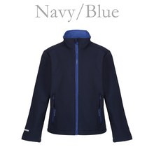 Load image into Gallery viewer, Young Rider Soft Shell Jacket - Navy/Blue