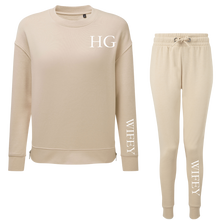 Load image into Gallery viewer, Wifey Side Zipped Sweatshirt & Fitted Jogger Set