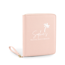 Load image into Gallery viewer, Travel Document Organiser - Documents Palm Tree