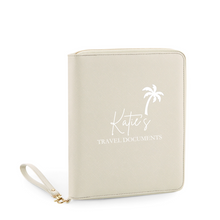 Load image into Gallery viewer, Travel Document Organiser - Documents Palm Tree
