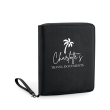 Load image into Gallery viewer, Travel Document Organiser - Documents Palm Tree