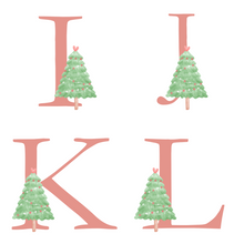 Load image into Gallery viewer, Alphabet Christmas Mug - Green Tree Red Letter