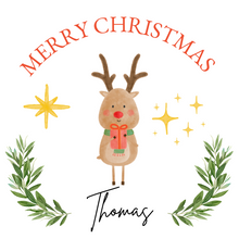 Load image into Gallery viewer, Merry Christmas Mug - Reindeer (Front)