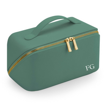 Load image into Gallery viewer, Flat Lay Make Up Bag - Sage Green Large