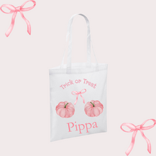 Load image into Gallery viewer, Halloween Pumpkin Tote