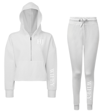 Load image into Gallery viewer, Wifey Cropped Hoodie & Jogger Set