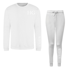 Load image into Gallery viewer, Wifey Side Zipped Sweatshirt & Fitted Jogger Set