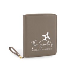 Load image into Gallery viewer, Travel Document Organiser - Family Adventures Plane