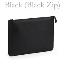 Load image into Gallery viewer, Document / Laptop Holder - Black (Black zip)