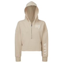 Load image into Gallery viewer, Wifey Cropped Hoodie