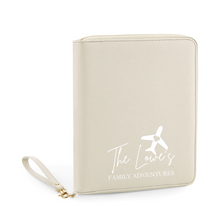 Load image into Gallery viewer, Travel Document Organiser - Family Adventures Plane