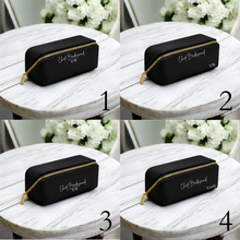 Load image into Gallery viewer, Chief Bridesmaid Lay Flat Make Up & Accessories Bag Small
