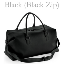 Load image into Gallery viewer, Weekend Bag - Black (Black Zip)