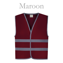 Load image into Gallery viewer, Young Rider Hi Vis Vest - Maroon