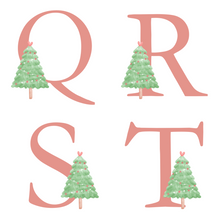 Load image into Gallery viewer, Alphabet Christmas Mug - Green Tree Red Letter