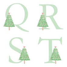 Load image into Gallery viewer, Alphabet Christmas Mug - Green Tree Green Letter