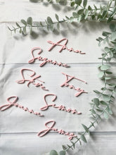 Load image into Gallery viewer, Acrylic Name Place Settings